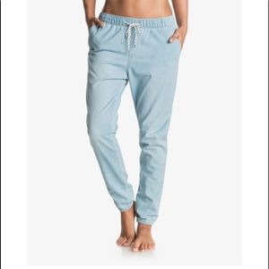 BRAND NEW Roxy Beach Denim Joggers